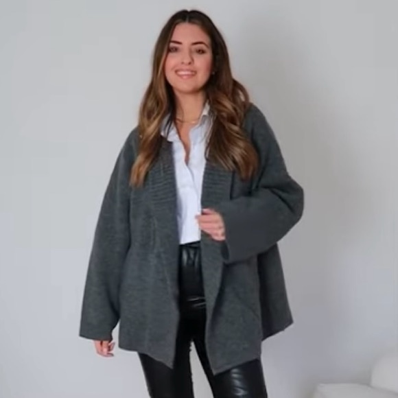 Zara Wool Oversized Coat NWT - Picture 16 of 16